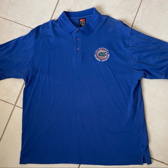 Nike Florida Gators Dri Fit Polo Shirt L - Picture 4 of 7
